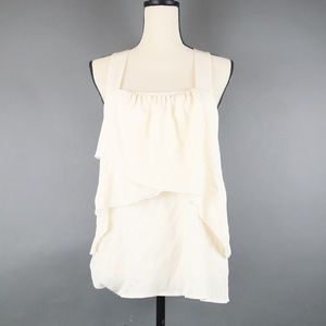 T Los Angeles White Blouse Size L